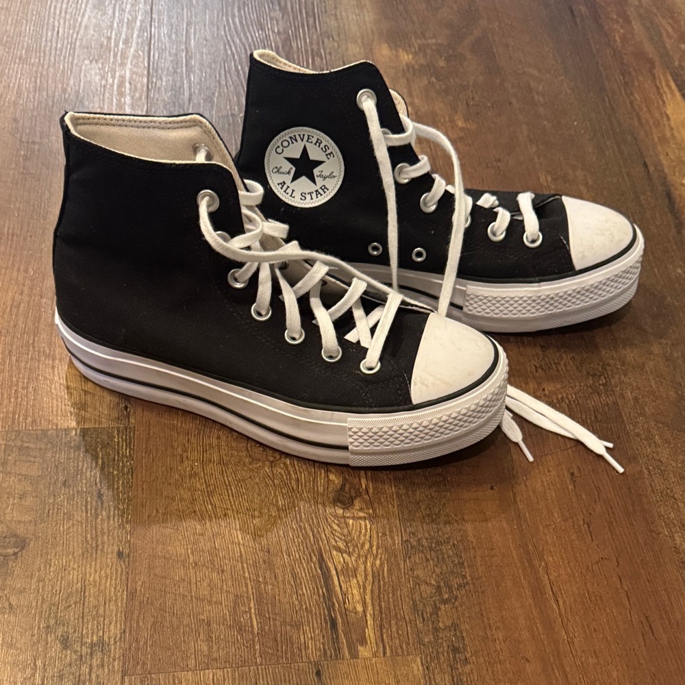 Converse Platform Black and White High-Tops